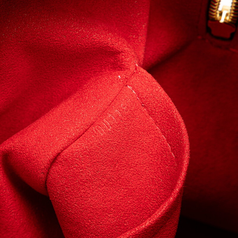 ルイ ヴィトン ダミエ バークレー ハンドバッグ N52000 ブラウン PVC レザー レディース LOUIS VUITTON 【中古】_画像9