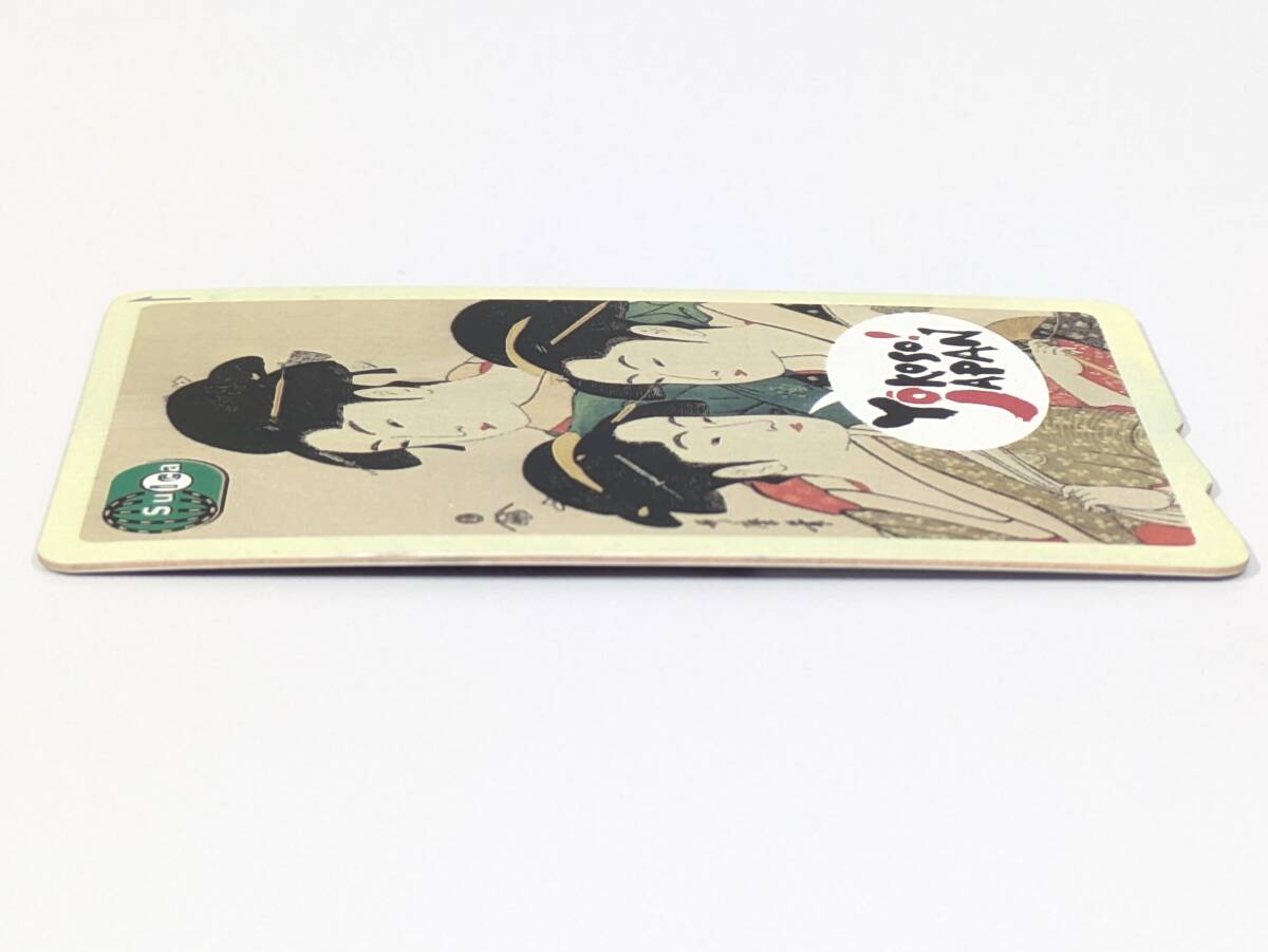 Suicaカード 浮世絵デザイン Suica 浮世絵 記念デザインカード 無記名 残高なし/デポジット