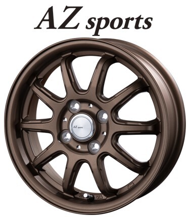 12インチ 4H100 4.00B+42 4穴 AZ sport RC-10 軽自動車専用ホイール 4本 ブロンズ BEST AZスポーツ RC-10 ベスト CH_画像1