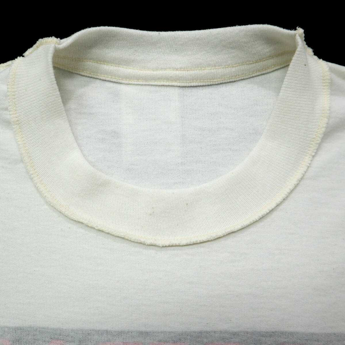 90s ビンテージ OLD RED MILL Tシャツ 水車小屋 FRUIT OF THE LOOM フルーツオブザルーム USA製 白 古着 シングルステッチ ART アート_画像6