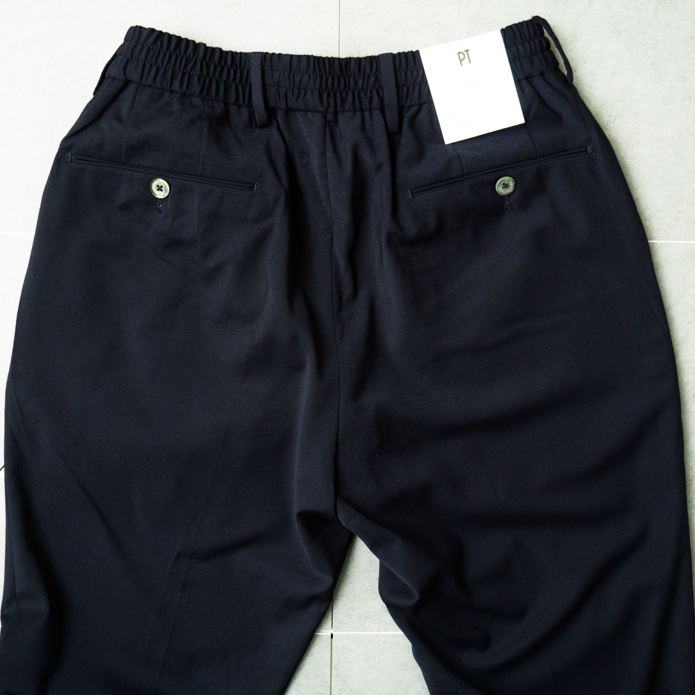 新品★ PT TORINO 高機能 ストレッチ シャーリング パンツ トラベラー 46 メンズ SLIM FIT スラックス ウール TRAVELLER TECHNO WASHABLE_画像4