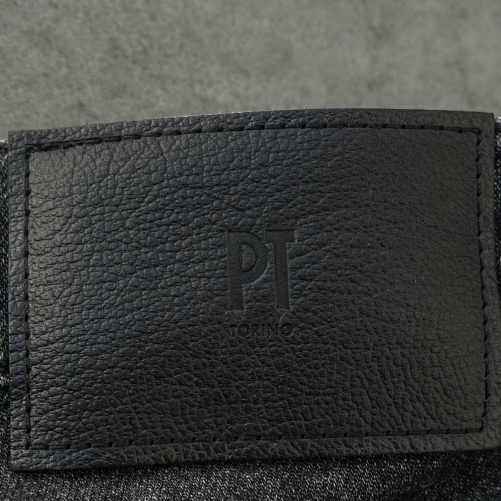 新品★ PT TORINO DENIM ストレッチ デニム パンツ 33 REGGAE 送料込 メンズ ピーティー トリノ ジーンズ パンツ ブラック グレー _画像7