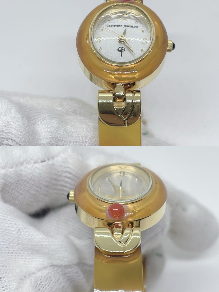 TORTOISE JEWELRY 腕時計 稼動品 8Pダイヤ 鼈甲 10年電池 TORTOISE JEWELRY 腕時計 稼動品 8Pダイヤ 鼈甲 10年電池 Yahoo