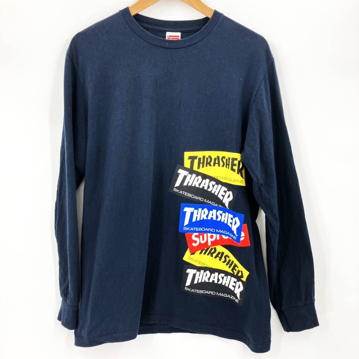 Supreme THRASHER Tシャツ Mサイズ SUPREME×THRASHER シュプリーム×スラッシャー 21AW マルチロゴ