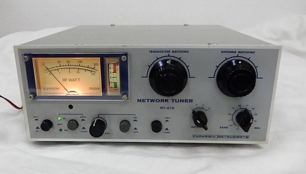 【12月28日まで】クラニシ NT-616 200W アンテナチューナー Yahoo!オークション - KURANISHI NETWORK TUNER クラニシ ネット