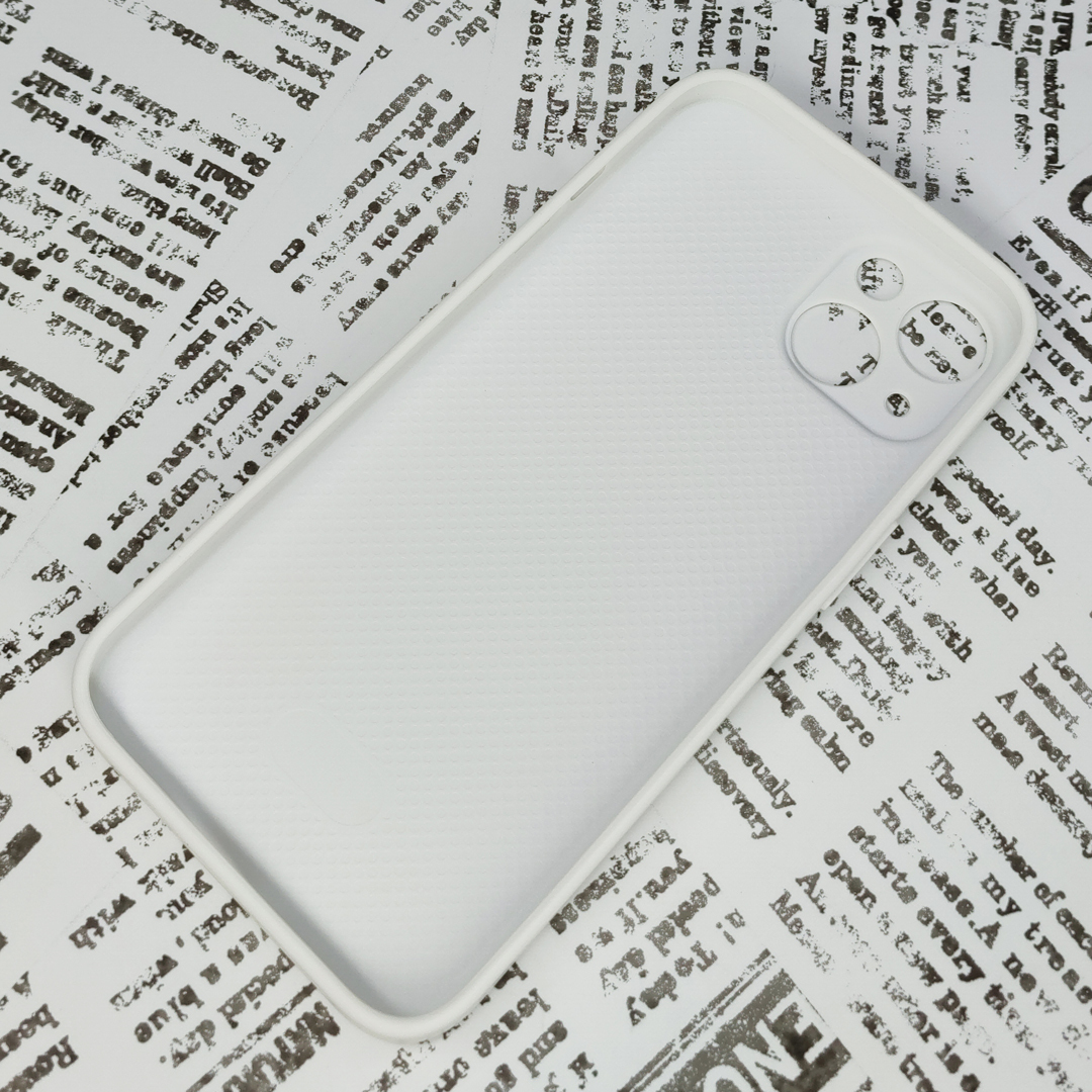 iPhone 13 ガラス背面シリコンケース [24]ホワイト (5)_画像4