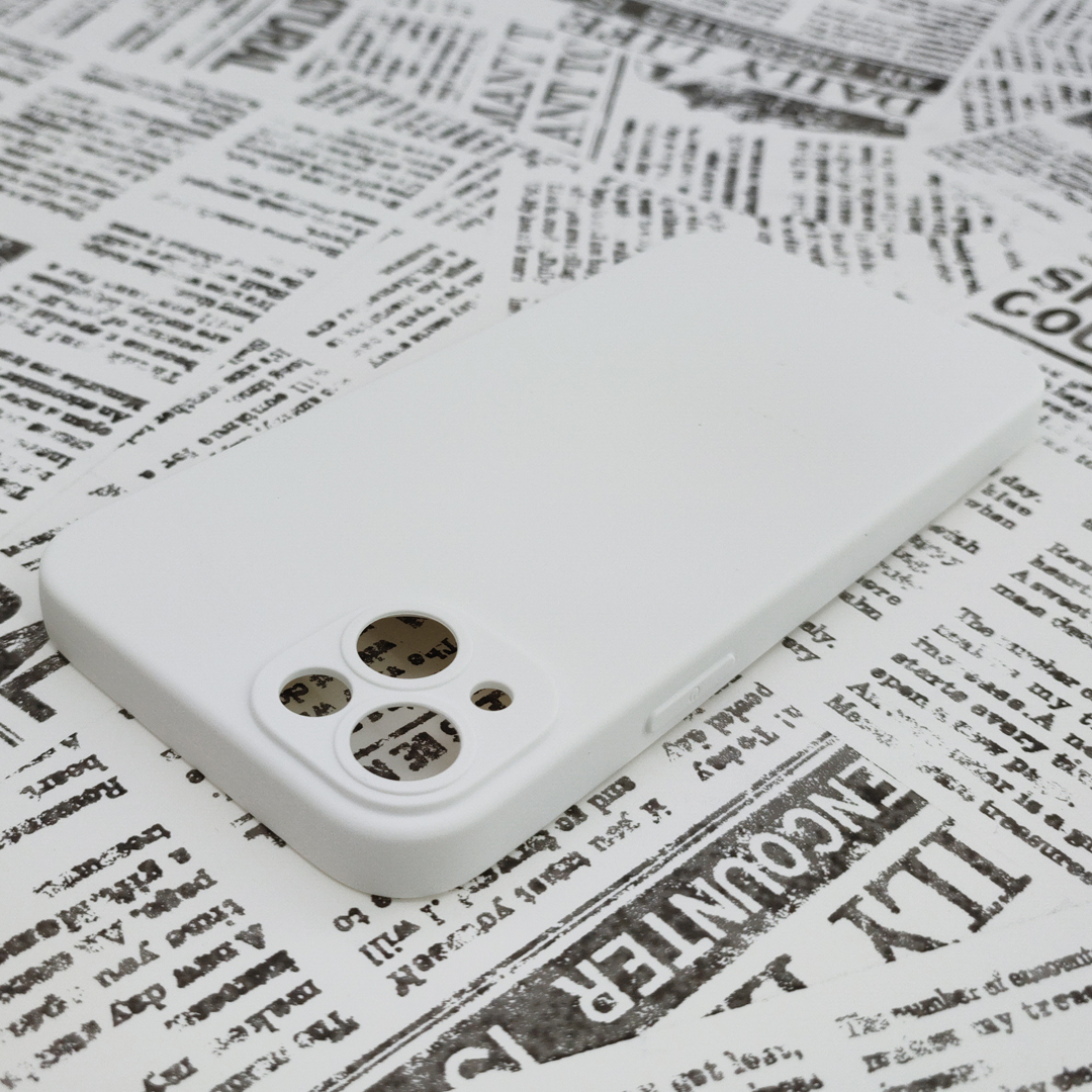 iPhone 14Plus силиконовый чехол [05] белый (6)