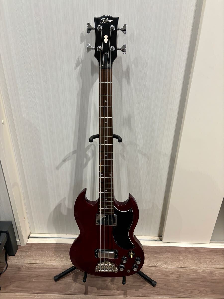 Tokai エレキベース バーガンディ SG 赤茶 ミドルスケール Tokai エレキベース バーガンディ SGベース 赤茶 ミドルスケール