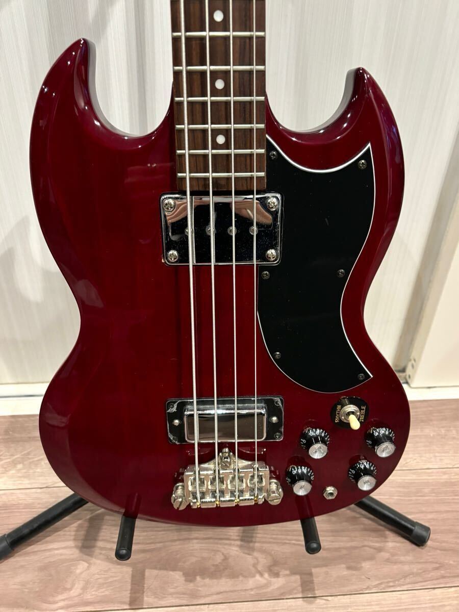 Tokai エレキベース バーガンディ SG 赤茶 ミドルスケール Tokai エレキベース バーガンディ SGベース 赤茶 ミドルスケール