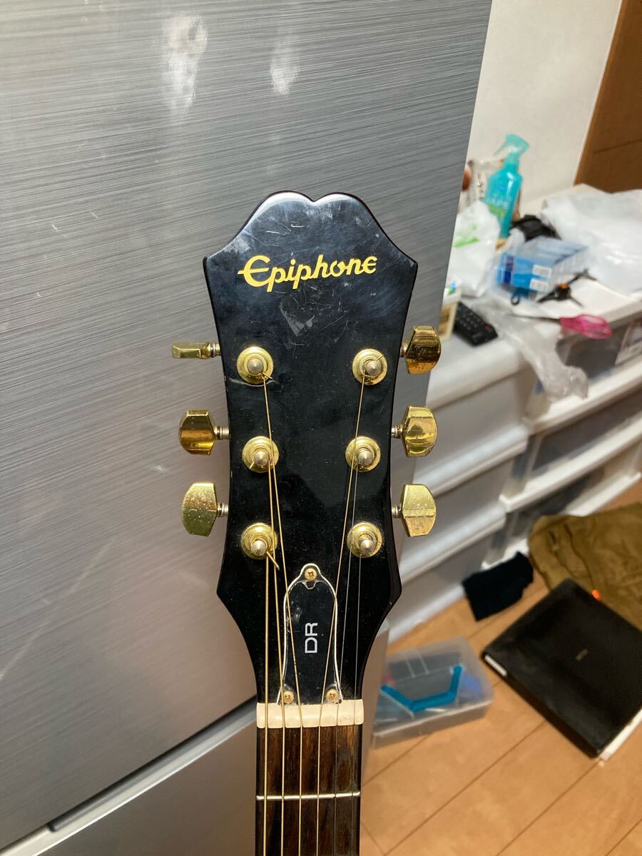 [ музыкальные инструменты * машинное оборудование ] Epiphone Epiphone акустическая гитара DR-100 WR wine red акустическая гитара гитара Gibson 