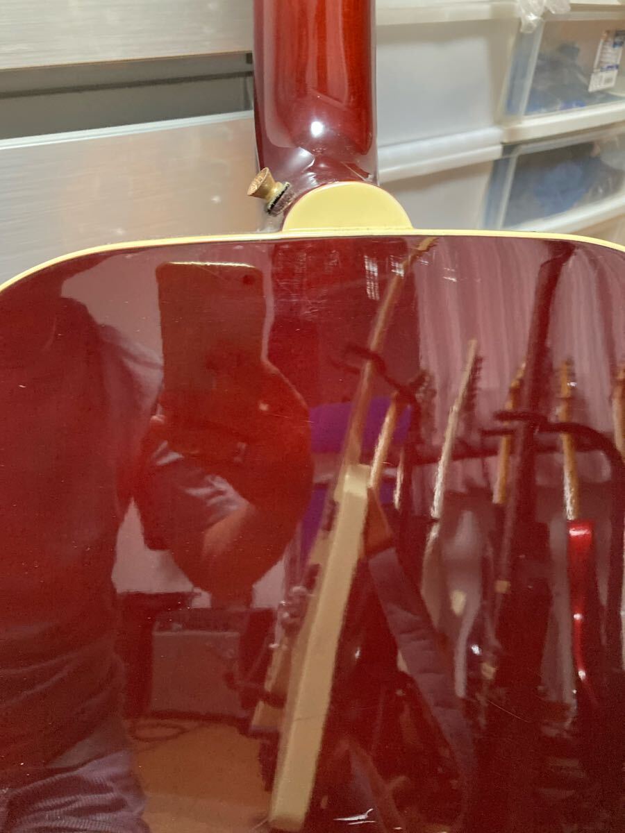 [ музыкальные инструменты * машинное оборудование ] Epiphone Epiphone акустическая гитара DR-100 WR wine red акустическая гитара гитара Gibson 