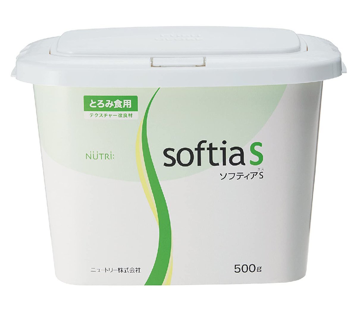ソフティアS/500g-イノボックス本体+専用フタセット(ニュートリー)とろみ剤 A13375_画像1