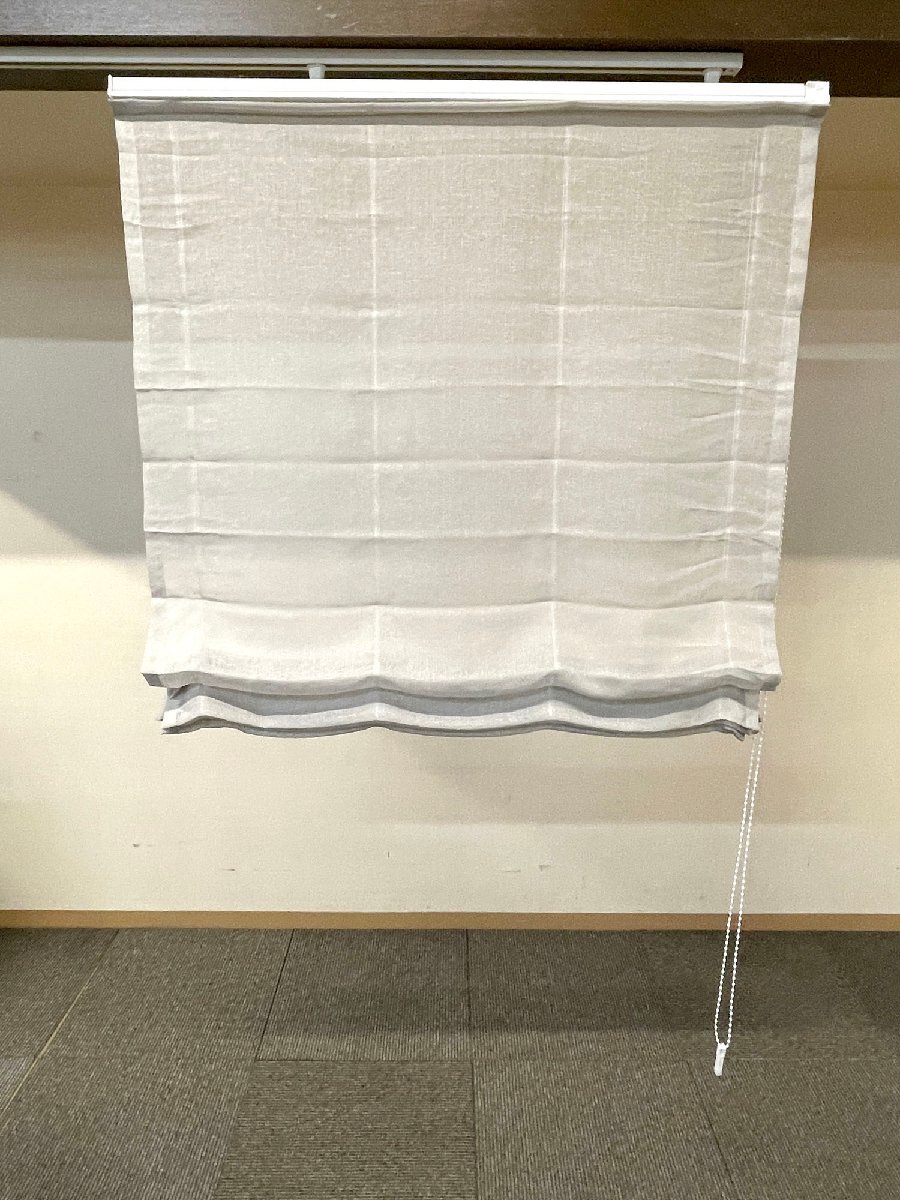 【福岡】W1010 シェードカーテン◆サンゲツ◆取付金具◆W1010 H1990 D30◆モデルR展示設置品◆CR51_Kh_画像2