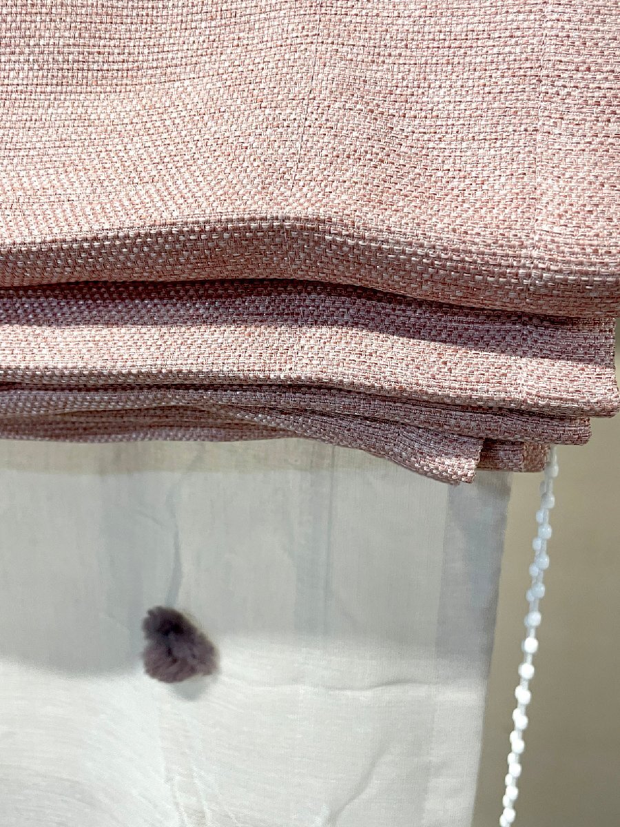 【福岡】W460 シェードカーテン◆サンゲツ◆レース付き◆固定金具◆W460 H1960 D30◆モデルR展示品◆CR45_Kh_画像6