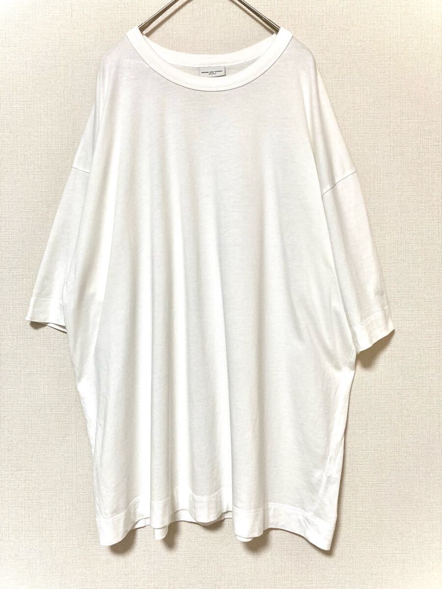 24AW◆Dries Van Noten◆オーバーサイズ コットンTシャツ ドリスヴァンノッテン DRIES VAN NOTEN 半袖 Tシャツ オーバー