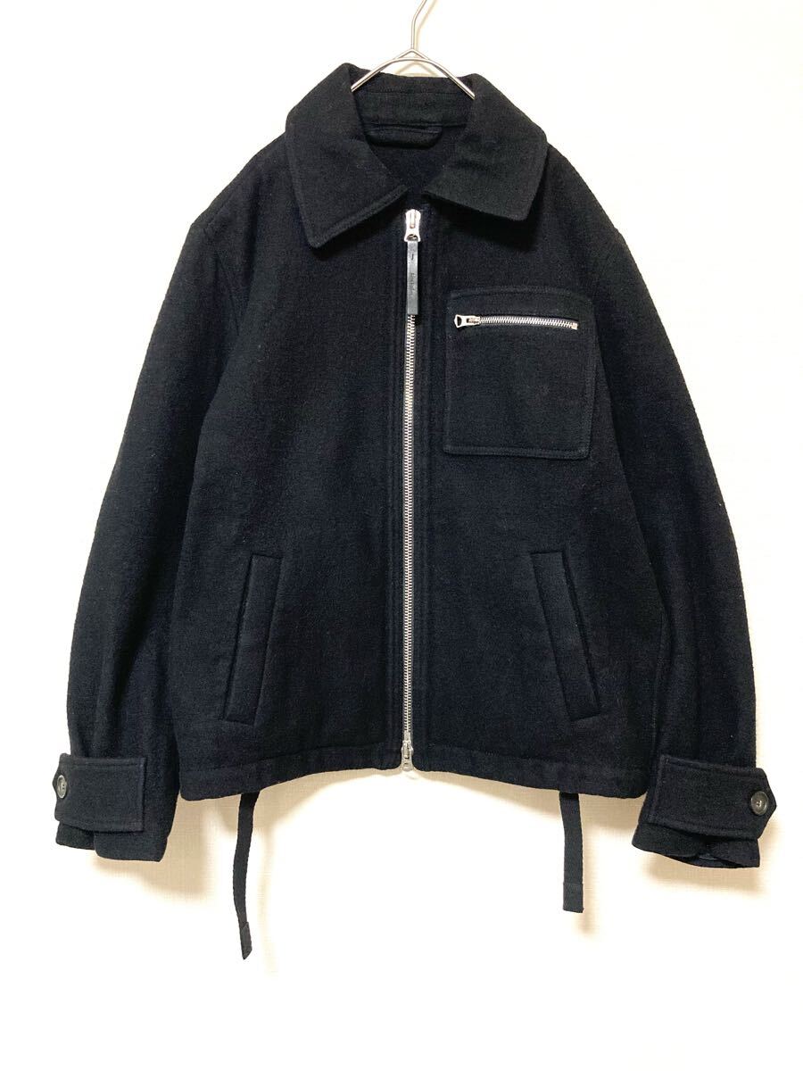 ACNE STUDIOS ウールブレンドジップアップ ブルゾン アクネストゥディオズ acne studios ウール ジップアップ
