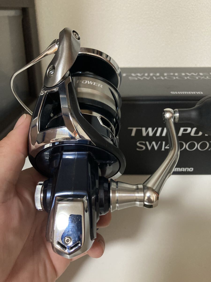 SHIMANO シマノ 21ツインパワーSW14000XG 中古美品 1スタ マグロ