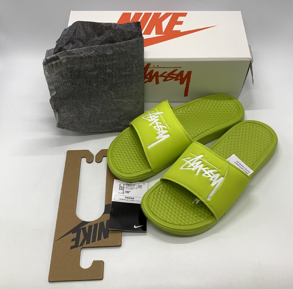 Nike x Stussy Benassi ナイキ ステューシー サンダル 24〜30㎝ ☆未使用品☆STUSSY ステューシー NIKE ナイキ BENASSI ベナッシ