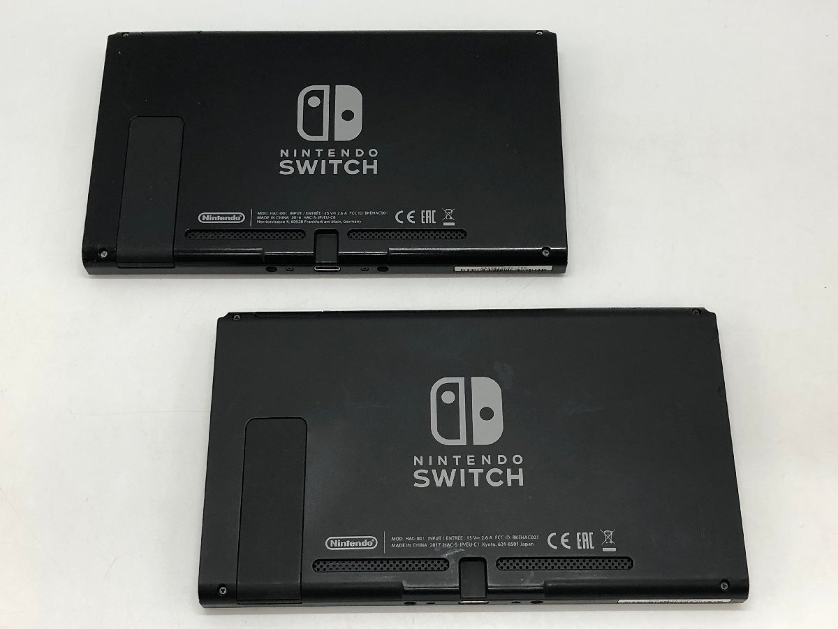 Switchジャンクまとめ Yahoo!オークション - NINTENDO SWITCH HAC-001 2台まとめ