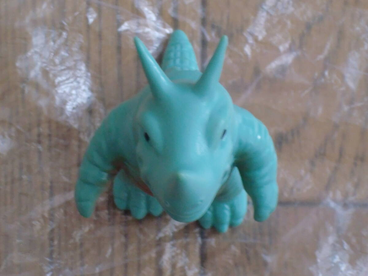 【昭和当時物】■ブルマァク 透明怪獣ネロンガ ミニソフビ 当時モノミニソフビ☆透明怪獣ネロンガ(水色)☆ブルマァクの怪獣