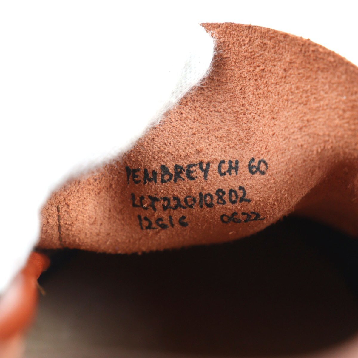 美品○CHURCH’S チャーチ PEMBREY レザー ラスト126 スプリットトゥ ヒールカウンター ペニーローファー ブラウン 6 メンズ_画像9