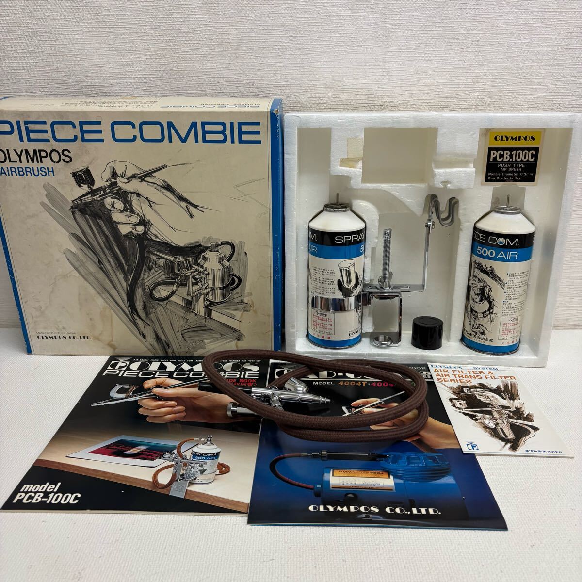 OLYMPOS PIECE COMBIEエアーブラシ 0707O6 PIECE COMBIE OLYMPOS オリンポス PCB.100C 500 AIR