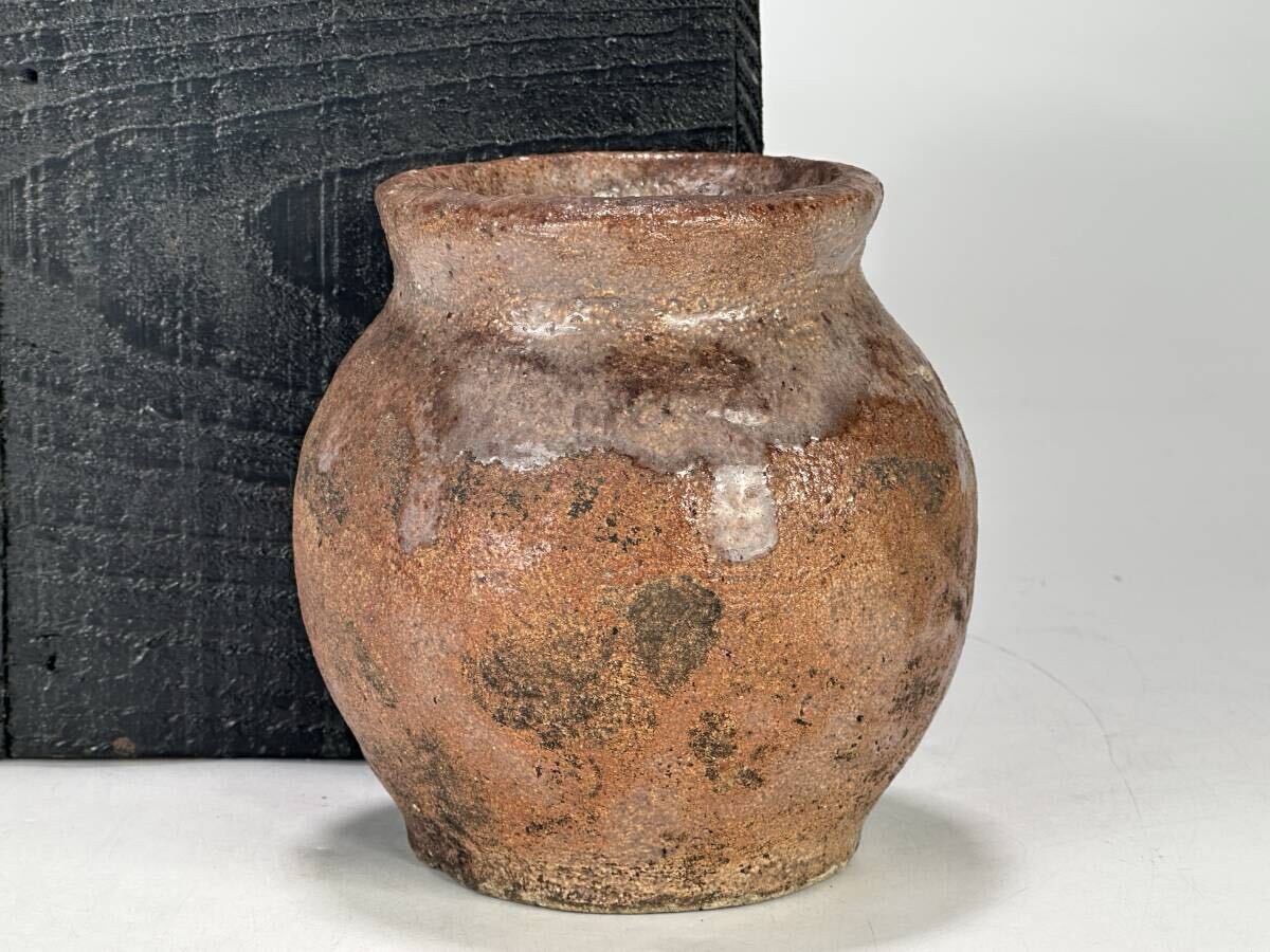 【和】古民家 蔵出し 古美術 古丹波 壺 UJ17-16 日本美術 古丹波 壺 時代壺(丹波)|売買された