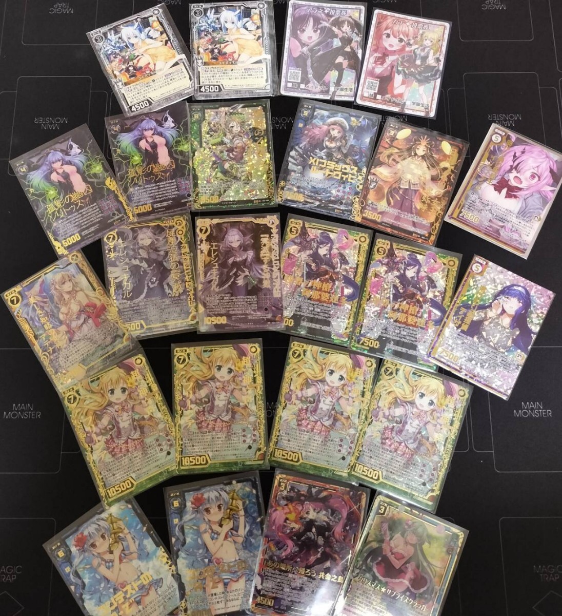 遊戯王 キラカード大量 セール 売り切り Z/X ゼクス 大量 まとめ売り 金文字 キラ レア 等