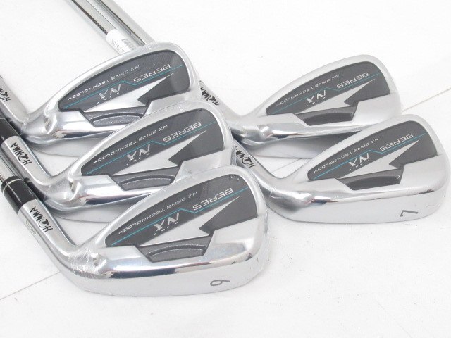[5583]【未使用品】ホンマ BERES NX アイアン　NSPRO850GH neo(S)　5本セット?。?407）