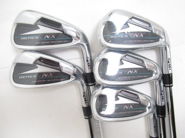 [5583]【未使用品】ホンマ BERES NX アイアン　NSPRO850GH neo(S)　5本セット?。?407）