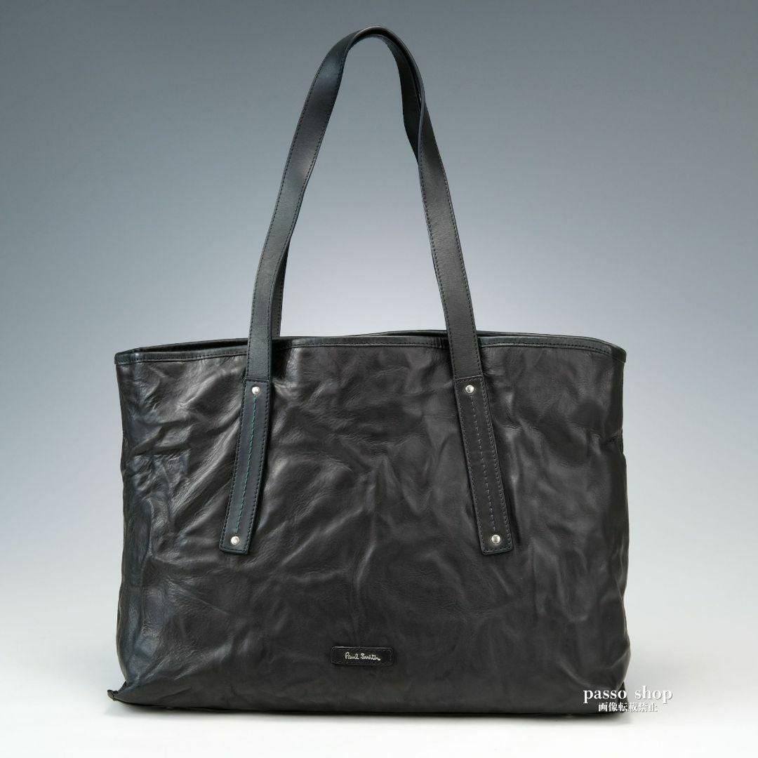 ポールスミス トートバッグ 肩掛け キャンバス レザー A4 大容量 美品Paul Smith ポールスミス ビジネスバッグ トートバッグ