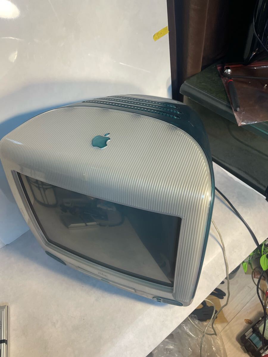 Apple iMac G3 ブルー 当時物 現状品 初代 通電確認済 Apple iMac G3 ブルー 当時物 現状品 初代 通電確認済 レトロ