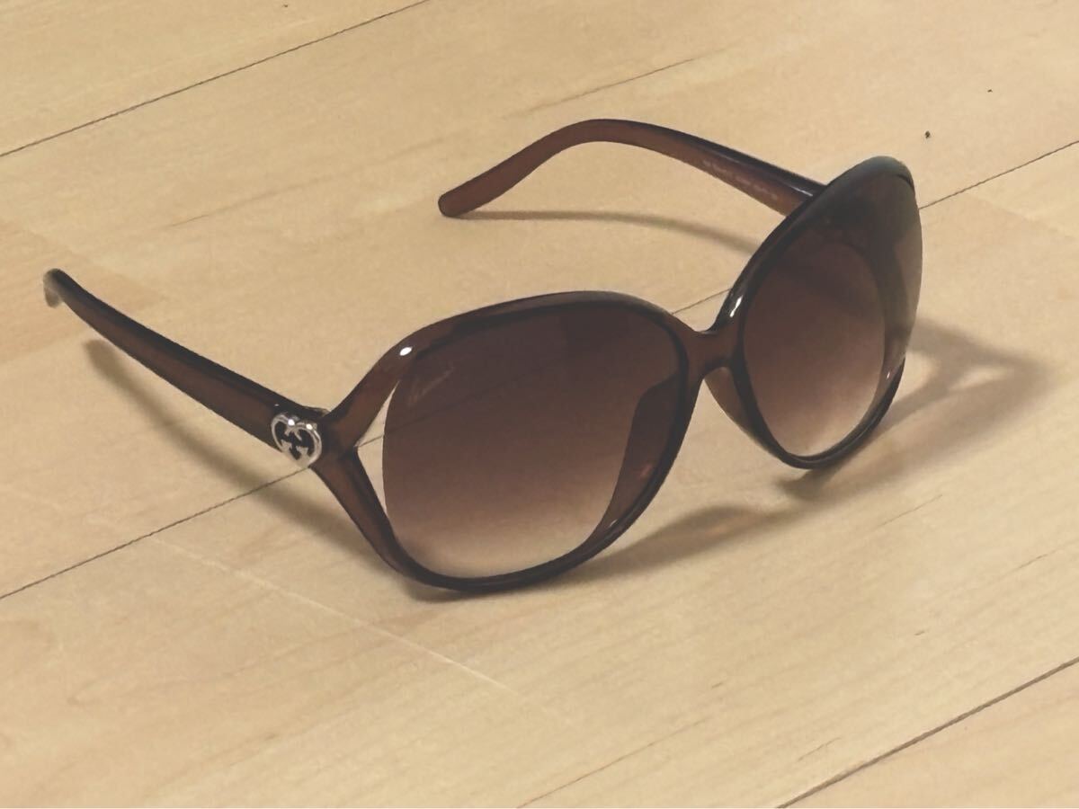 【中古品】グッチ GUCCI サングラス アジアンフィット ブラウン グラデーション レディース_画像3