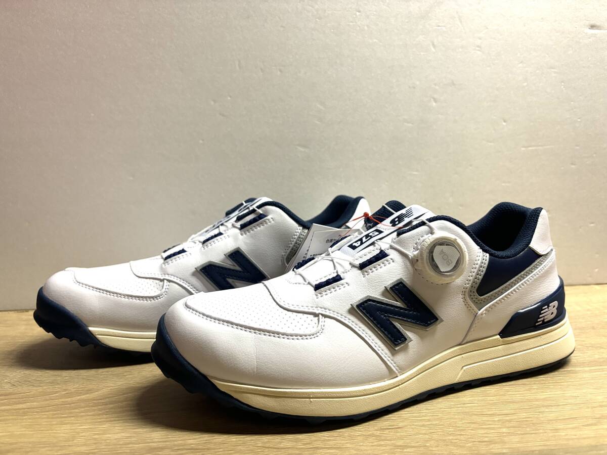 未使用 27.5cm 2E ニューバランスゴルフシューズ UGBS574J