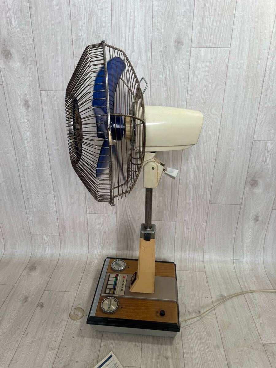 美品 National F-35MB 扇風機 レトロ扇風機 ヴィンテージ 稼働品 National ナショナル 昭和レトロ 扇風機 当時物 F-35MB 説明書