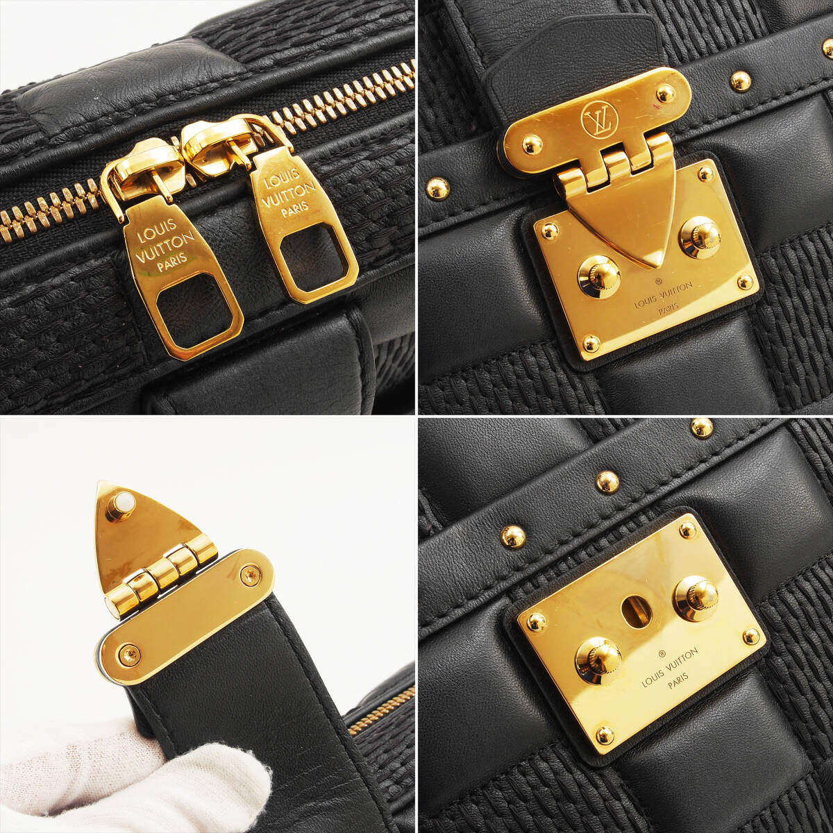 Louis Vuitton●ダミエクロスバック 極美品】 ルイヴィトン ダミエ ジャイアント トロカMM