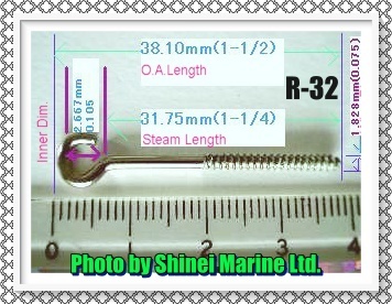 ★（R-32)ブラス製(150本)★ルアー製作に★&#127813アメリカ製&#127813★プラドコ納品実績◆★&#127813_画像3