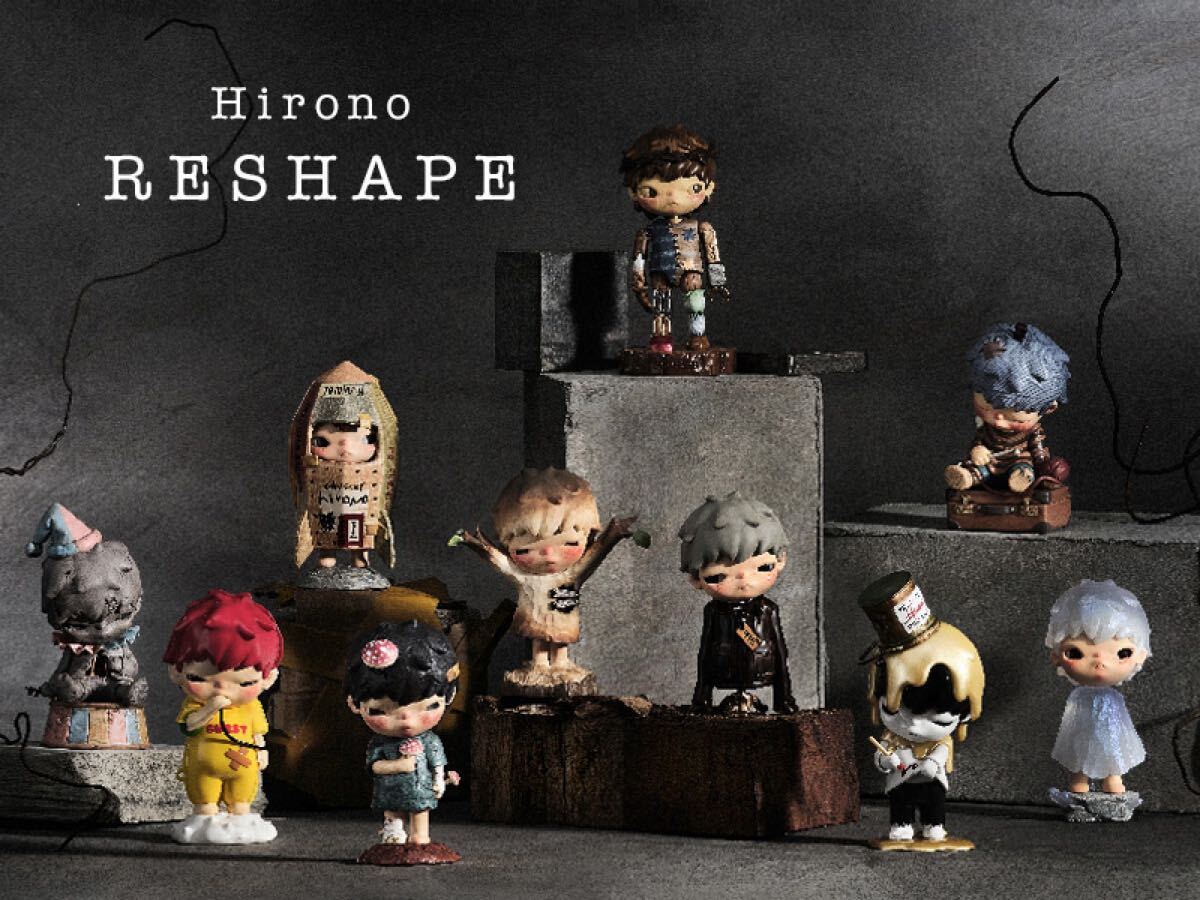 POPMART HIRONOフィギュア 4体セット popmart HIRONO Reshape シリーズ フィギュア人気4点セット