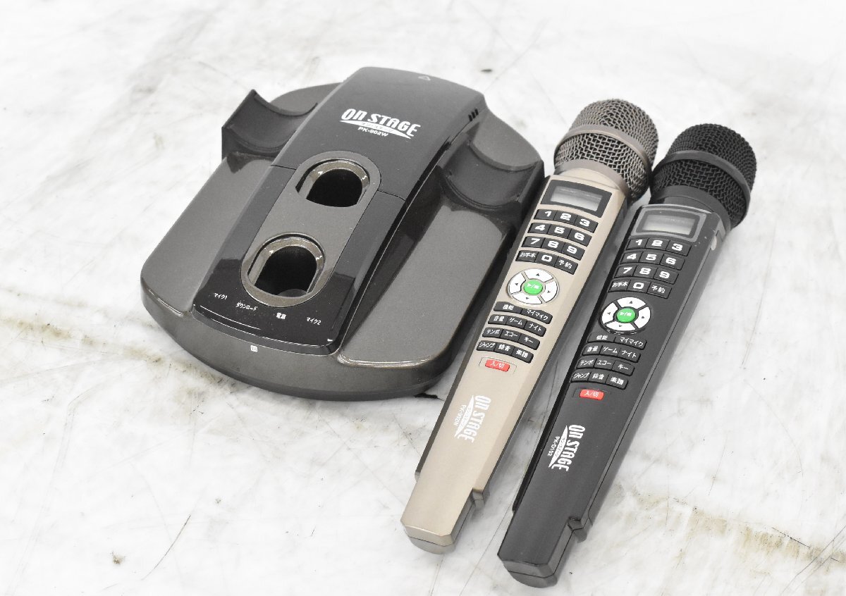 【 G 】1750 on STAGE PK-902W/PK-D102 パーソナルカラオケ オンステージ 3055227