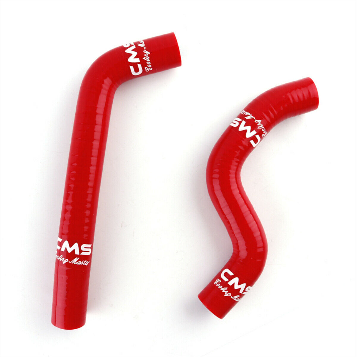 ラジエターホース TZR250 3MA '88-'90 ヤマハ クーラントホース 2P CMS製 レッド_画像1