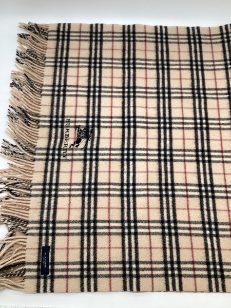 OLD Burberrys ラムウールひざ掛け ノバチェック 西川産業 ☆ Burberry バーバリー ブランケット 膝掛け ノバチェック柄