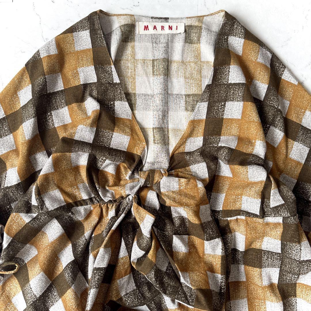 ■専用■美品 マルニ イタリア製 ギャザーブラウス Lサイズ MARNI □専用□美品 マルニ イタリア製 ギャザーブラウス Lサイズ