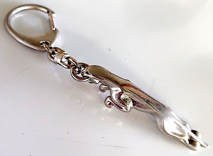 Ж 非売品 Ж JAGUAR ジャガー 創業80周年記念 2002年 オリジナル マスコット Key Holder キーホルダー Ж Daimler デイムラー_画像1