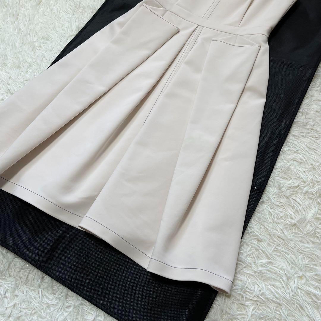 美品? RENE ルネ タックステッチワンピース アイボリー_画像4