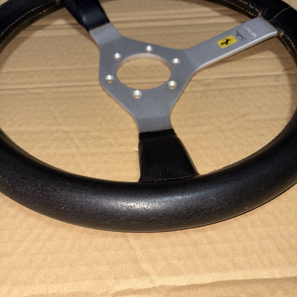  当時物　MOMO Cavallino 35パイ 初期 ステアリング　フェラーリ　 モモ　キャバリーノ_画像3