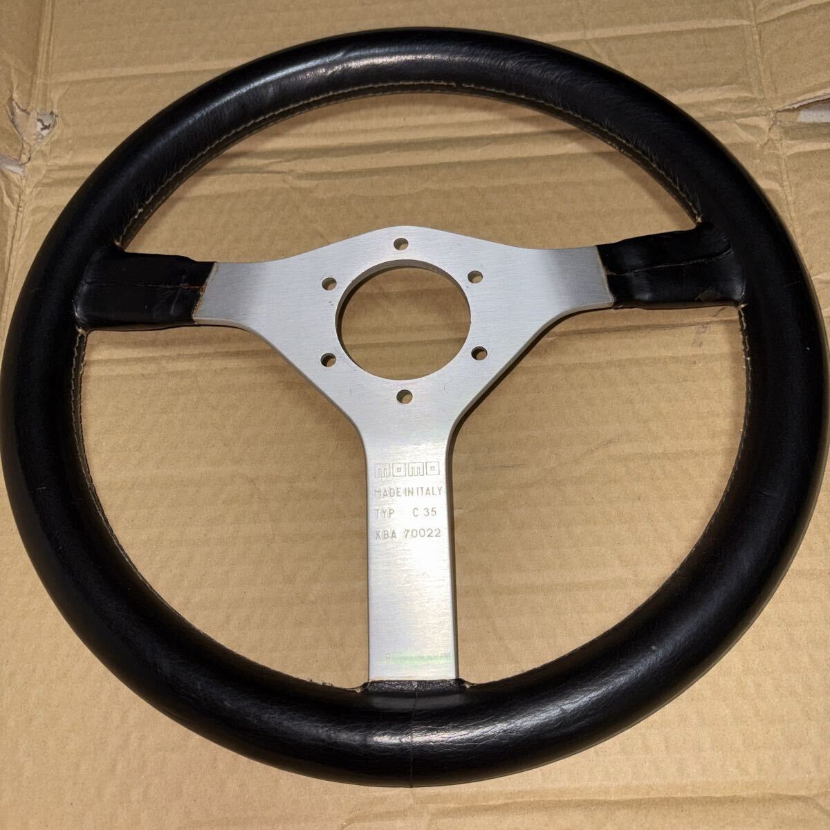  当時物　MOMO Cavallino 35パイ 初期 ステアリング　フェラーリ　 モモ　キャバリーノ_画像6