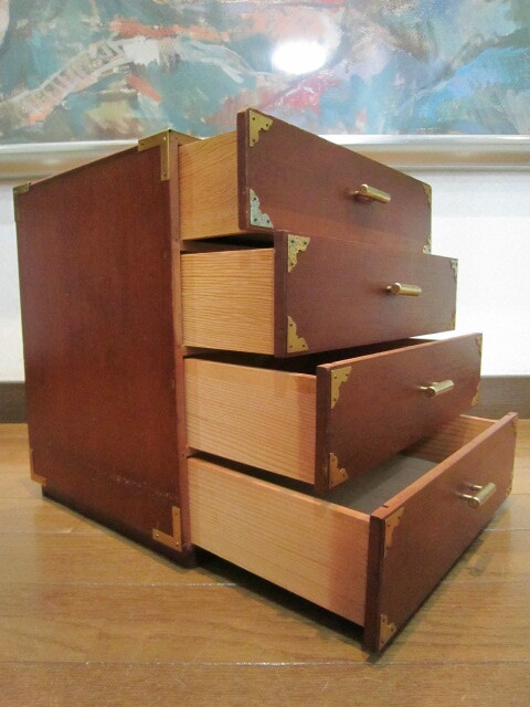 骨董 レトロ アンティーク 木製引出し 小物入れ チェスト