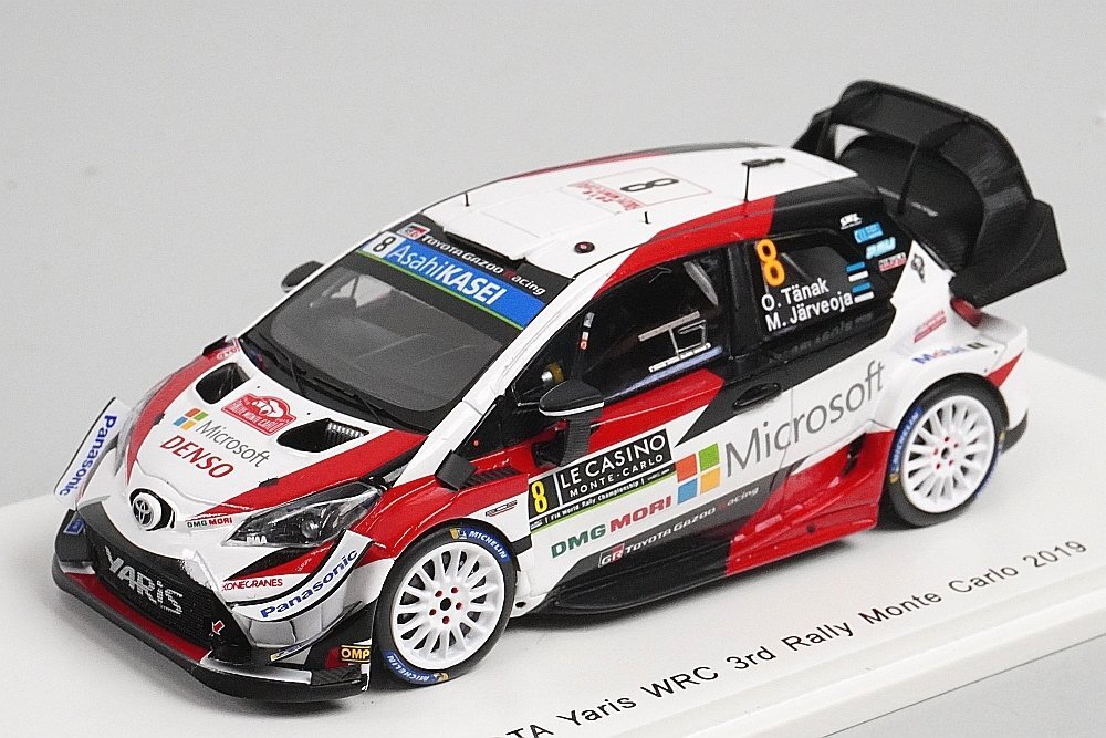 スパーク 1/43ヤリス WRC 2019 ポルトガル Spark スパーク 1/43 TOYOTA トヨタ Yaris ヤリス WRC 3rd