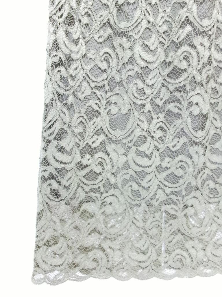 【送料込】 新品!Whim Gazette ウィムガゼット スカート カーキ レースタイトスカート 定価35,200円 未使用 タグ付き size38 M/971088_画像3