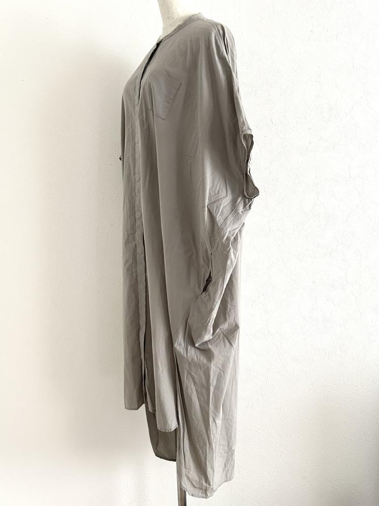 【送料込】mizuiroind ミズイロインド ワンピース F(フリー) グレー 綿100% 綺麗め 可愛い カジュアル お出掛け 6455820_画像2